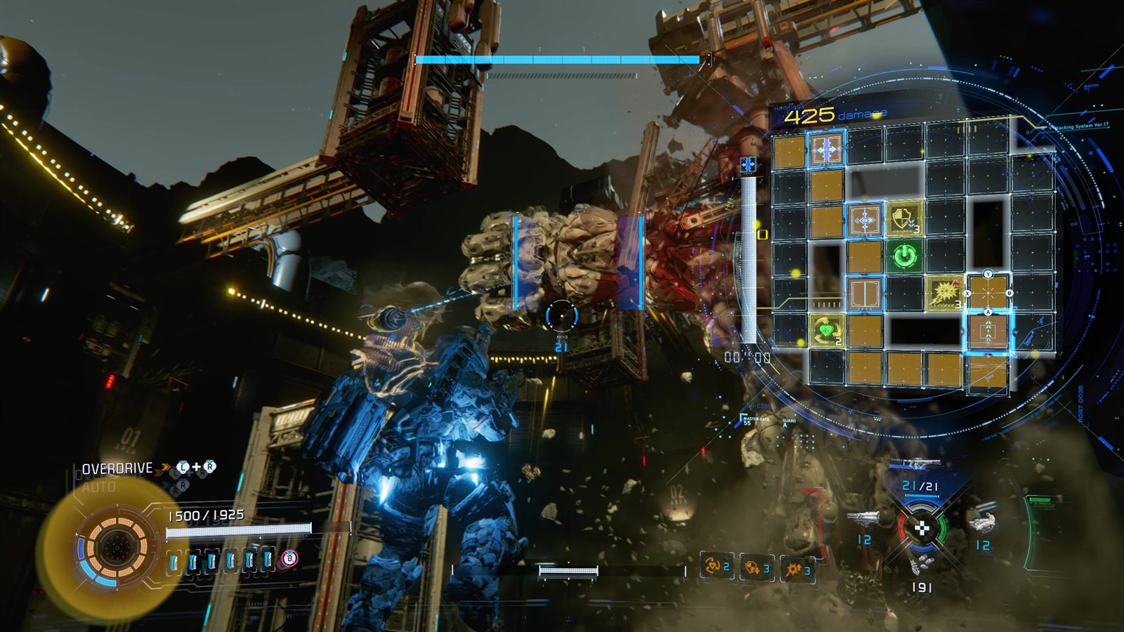 LunaDigger boss screenshot showing a late-game fight where precise burst and stable movement matter